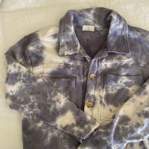T.La tie dye shacket! Size M